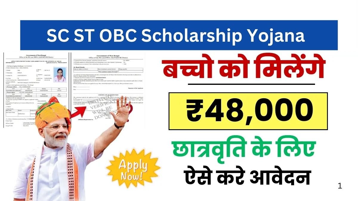 SC ST OBC Scholarship Yojana